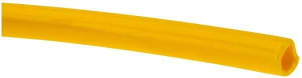 Made in USA - 11/64" ID x 1/4" OD, 0.04" Wall Thickness, Cut to Length (100' Standard Length) LLDPE Tube - Yellow, 205 Max psi, 44 Shore D Hardness - USA Tool & Supply