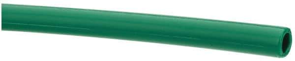 Made in USA - 1/4" ID x 3/8" OD, 1/16" Wall Thickness, Cut to Length (100' Standard Length) LLDPE Tube - Green, 214 Max psi, 44 Shore D Hardness - USA Tool & Supply