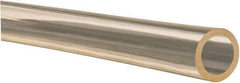 Made in USA - 3/4" ID x 1" OD, 1/8" Wall Thickness, Cut to Length (50' Standard Length) Ester Urethane Tube - Natural, 55 Max psi, 85 Shore A Hardness - USA Tool & Supply