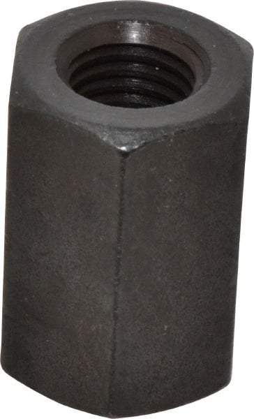 Gibraltar - 3/4-10 UNC, 1-7/8" OAL Steel Standard Coupling Nut - Black Oxide Coated, 1-1/4" Width Across Flats - USA Tool & Supply