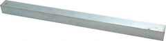 Made in USA - 12" Long x 3/4" High x 3/4" Wide, Zinc-Plated Undersized Key Stock - C1018 Steel - USA Tool & Supply