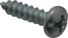 Value Collection - #14 Pan Head Phillips Sheet Metal Screw - Steel, 1" Length Under Head, Grade 2 - USA Tool & Supply