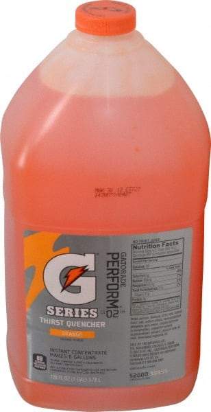 Gatorade - 1 Gal Bottle Orange Activity Drink - Liquid Concentrate, Yields 6 Gal - USA Tool & Supply