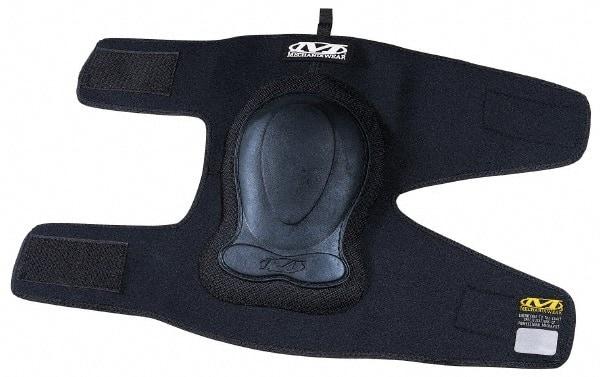 Mechanix Wear - Size Universal, Hook & Loop Straps, Hard Protective Cap, Knee Pad - Foam Padding, Black, 2 Straps - USA Tool & Supply