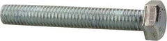 Value Collection - 1/2-13 UNC, 3-1/4" Length Under Head Hex Head Cap Screw - Fully Threaded, Grade 2 Steel, Zinc-Plated Finish, 3/4" Hex - USA Tool & Supply