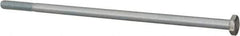 Value Collection - 1/4-20 UNC, 6-1/2" Length Under Head Hex Head Cap Screw - Partially Threaded, Grade 2 Steel, Zinc-Plated Finish, 7/16" Hex - USA Tool & Supply