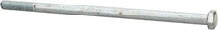 Value Collection - 5/16-18 UNC, 6-1/2" Length Under Head Hex Head Cap Screw - Partially Threaded, Grade 2 Steel, Zinc-Plated Finish, 1/2" Hex - USA Tool & Supply