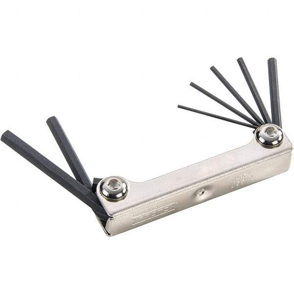 Proto - Hex Key Sets - 7PC METRIC HEX KEY WRENCH SET - USA Tool & Supply