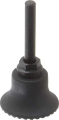 Made in USA - 1-1/2" Diam Quick-Change Type S Disc Backing Pad - 1/4" Shank Diam, Medium Density, 30,000 RPM - USA Tool & Supply