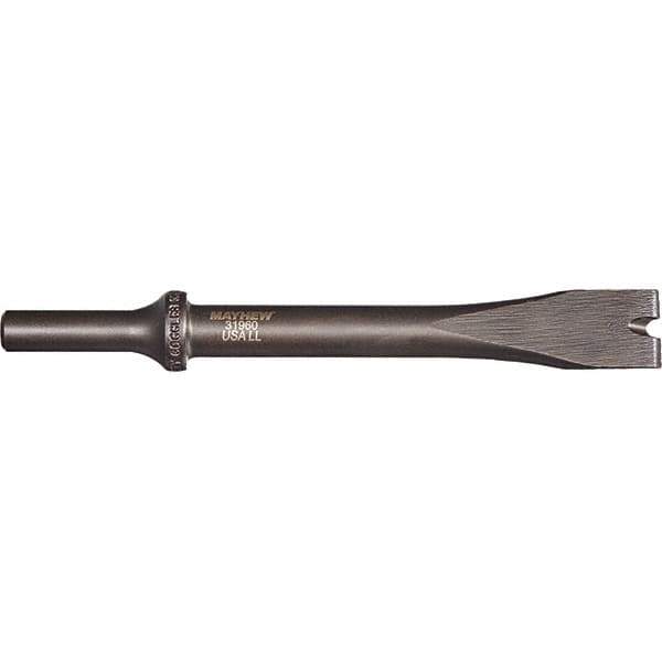 Mayhew - 1/2" Head Width, 6-1/4" OAL, Slotting Tool Chisel - Round Drive, Round Shank, Steel - USA Tool & Supply