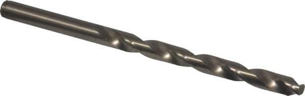 Cleveland - 15/64" 135° Cobalt Jobber Drill - Oxide/Gold Finish, Right Hand Cut, Spiral Flute, Straight Shank, 3-7/8" OAL, Split Point - USA Tool & Supply