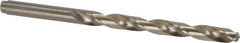 Cleveland - 17/64" 135° Cobalt Jobber Drill - Oxide/Gold Finish, Right Hand Cut, Spiral Flute, Straight Shank, 4-1/8" OAL, Split Point - USA Tool & Supply