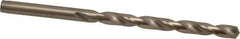 Cleveland - #2 135° Cobalt Jobber Drill - Oxide/Gold Finish, Right Hand Cut, Spiral Flute, Straight Shank, 3-7/8" OAL, Split Point - USA Tool & Supply