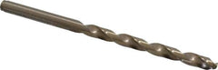 Cleveland - #11 135° Cobalt Jobber Drill - Oxide/Gold Finish, Right Hand Cut, Spiral Flute, Straight Shank, 3-1/2" OAL, Split Point - USA Tool & Supply
