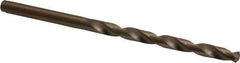 Cleveland - #14 135° Cobalt Jobber Drill - Oxide/Gold Finish, Right Hand Cut, Spiral Flute, Straight Shank, 3-3/8" OAL, Split Point - USA Tool & Supply