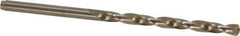 Cleveland - #22 135° Cobalt Jobber Drill - Oxide/Gold Finish, Right Hand Cut, Spiral Flute, Straight Shank, 3-1/8" OAL, Split Point - USA Tool & Supply