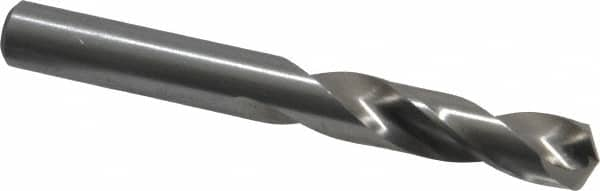 Cleveland - 0.377" 135° Spiral Flute High Speed Steel Screw Machine Drill Bit - USA Tool & Supply