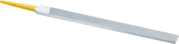 PFERD - 6" Swiss Pattern Regular Pillar File - Double Cut, 1/2" Width Diam x 5/32" Thick, With Tang - USA Tool & Supply