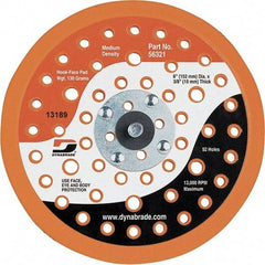 Dynabrade - 6" Diam Disc Backing Vacuum Replacement Pad - Medium Density, 13,000 RPM - USA Tool & Supply