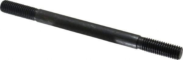 Gibraltar - 1/2-13 7" OAL Equal Double Threaded Stud - Alloy Steel, Black Oxide Finish, 1-1/2" Equal Thread Length - USA Tool & Supply