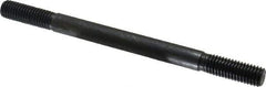 Gibraltar - 1/2-13 7" OAL Equal Double Threaded Stud - Alloy Steel, Black Oxide Finish, 1-1/2" Equal Thread Length - USA Tool & Supply