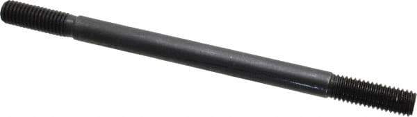 Gibraltar - 1/2-13 8" OAL Equal Double Threaded Stud - Alloy Steel, Black Oxide Finish, 1-1/2" Equal Thread Length - USA Tool & Supply