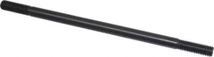Gibraltar - 1/2-13 10" OAL Equal Double Threaded Stud - Alloy Steel, Black Oxide Finish, 1-1/2" Equal Thread Length - USA Tool & Supply