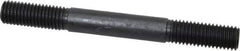 Gibraltar - 5/8-11 6" OAL Equal Double Threaded Stud - Alloy Steel, Black Oxide Finish, 1-3/4" Equal Thread Length - USA Tool & Supply