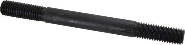 Gibraltar - 5/8-11 7" OAL Equal Double Threaded Stud - Alloy Steel, Black Oxide Finish, 1-3/4" Equal Thread Length - USA Tool & Supply