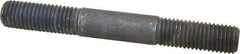 Gibraltar - 3/4-10 6" OAL Equal Double Threaded Stud - Alloy Steel, Black Oxide Finish, 2" Equal Thread Length - USA Tool & Supply