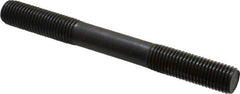 Gibraltar - M16x2.0 150mm OAL Equal Double Threaded Stud - Alloy Steel, Black Oxide Finish, 47mm Equal Thread Length, Metric - USA Tool & Supply