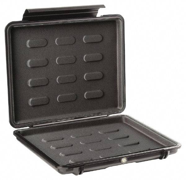 Pelican Products, Inc. - 10-15/16" Wide x 10-15/16" Deep x 2-1/2" High, Laptop/Tablet Case - Black, Plastic - USA Tool & Supply