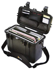 Pelican Products, Inc. - 8-23/32" Wide x 9-5/8" Deep x 13-5/32" High, Top Loader Case - Black, Plastic - USA Tool & Supply