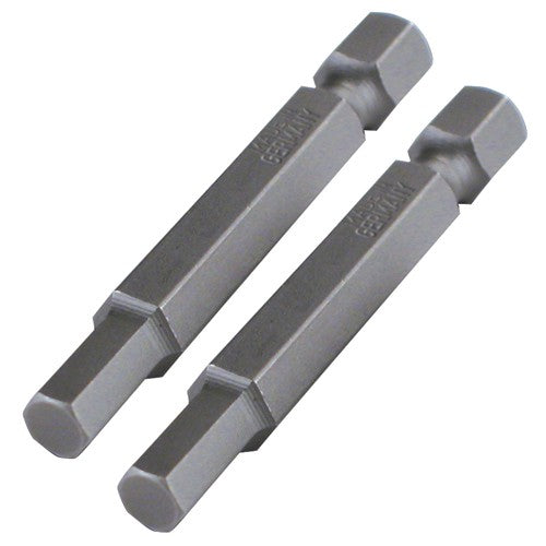 Hex Metric Power Bit 8.0 × 50mm (2 Bit Pack) - USA Tool & Supply