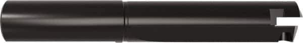 Allied Machine and Engineering - Series B, 1-1/4 to 1-3/4" Diam, 1-1/2" Diam Straight Shank, Straight Flute Spade Drill - 8-1/8" Max Depth, 8-23/32" Body Length, 11-5/8" OAL, Standard Length, Through Coolant - USA Tool & Supply
