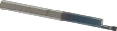 Scientific Cutting Tools - 0.06" Min Bore Diam, 0.15" Max Bore Depth, 1/8 Shank Diam, Boring Bar - USA Tool & Supply
