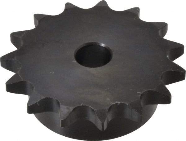 Browning - 15 Teeth, 5/8" Chain Pitch, Chain Size 50, Min Plain Bore Sprocket - 5/8" Bore Diam, 3" Pitch Diam, 3.32" Outside Diam - USA Tool & Supply