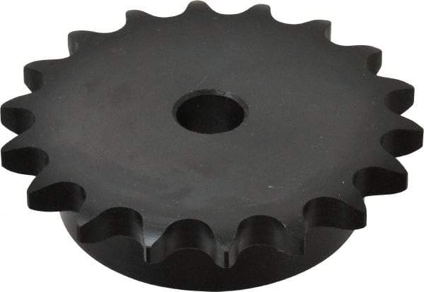 Browning - 18 Teeth, 5/8" Chain Pitch, Chain Size 50, Min Plain Bore Sprocket - 5/8" Bore Diam, 3.599" Pitch Diam, 3.92" Outside Diam - USA Tool & Supply