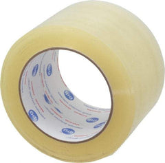 Intertape - 3" x 110 Yd Clear Acrylic Adhesive Sealing Tape - Polypropylene Film Backing, 2.1 mil Thick, 27 Lb Tensile Strength, Series 400 - USA Tool & Supply