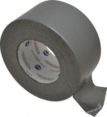 Intertape - 3" x 55m Silver Duct Tape - 9 mil, Rubber Adhesive, Polyethylene Cloth Backing, 18 Lb/ln Tensile Strength, 32°F to 160°F, Series AC20 - USA Tool & Supply