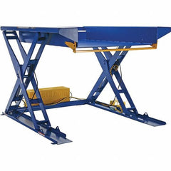 Vestil - 2,000 Lb Capacity Hydraulic Scissor Ground Lift Scissor - 1/2" to 48" Lift Height, 73" Platform Length x 52" Platform Width - USA Tool & Supply