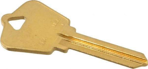 Made in USA - Arrow Key Blank - Brass - USA Tool & Supply