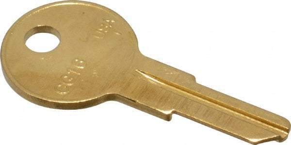 Made in USA - Chicago Key Blank - Brass - USA Tool & Supply