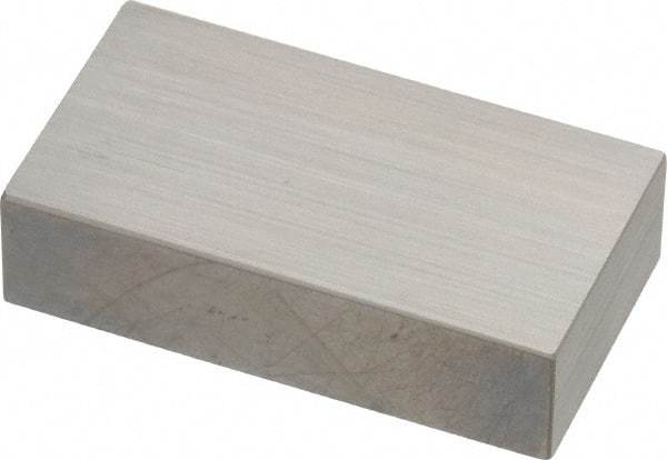 Mitutoyo - 0.75" Rectangular Steel Gage Block - Accuracy Grade AS-1, Includes Certificate of Inspection - USA Tool & Supply