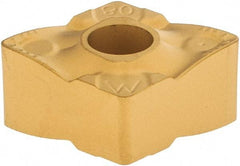 Iscar - CNMX452 HTW Grade IC9250 Carbide Turning Insert - TiCN/Al2O3/TiN Finish, 80° Diamond, 1/2" Inscr Circle, 5/16" Thick, 1/32" Corner Radius - USA Tool & Supply