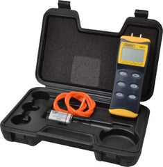 General - 15 Max psi, 0.3% Accuracy, Handheld Digital Manometer - 30 Maximum PSI, 415 Inch Water Column - USA Tool & Supply