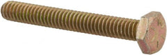 Made in USA - 1/4-20 UNC, 2" Length Under Head Hex Head Cap Screw - USA Tool & Supply