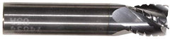 Hertel - 3/4" Diam, 2-1/4" LOC, 4 Flute Solid Carbide Roughing Square End Mill - TiN Finish, 5" OAL, 3/4" Shank Diam, Single End, Centercutting - USA Tool & Supply