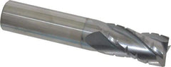Hertel - 3/4" Diam, 1-1/2" LOC, 4 Flute Solid Carbide Roughing Square End Mill - TiCN Finish, 4" OAL, 3/4" Shank Diam, Single End, Centercutting - USA Tool & Supply