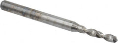 Hertel - #43, 130° Drill Point, 1/8" Shank Diam, Fast Spiral Circuit Board Drill Bit - USA Tool & Supply